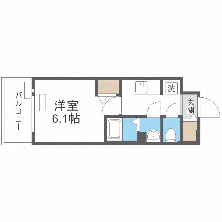 ララプレイス難波メディスfnaの間取り写真