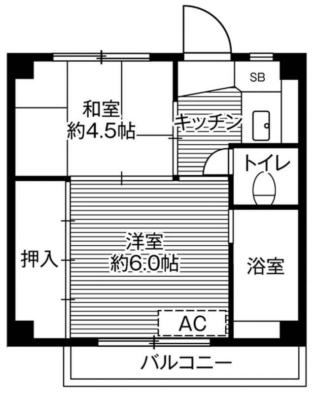 ビレッジハウス古河2号棟の間取り写真