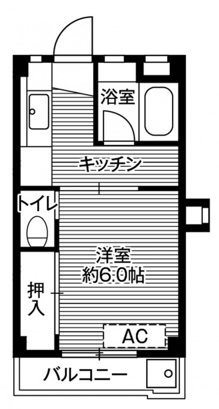 ビレッジハウス座間8号棟の間取り写真