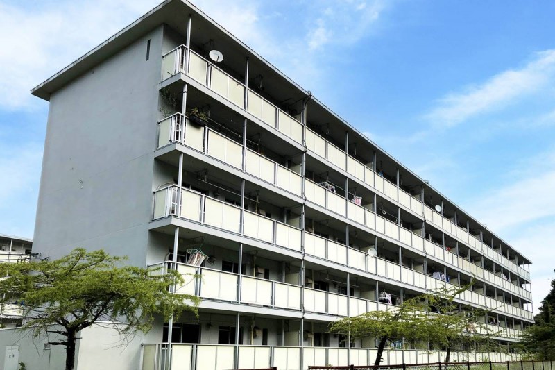 ビレッジハウス八日市場1号棟の外観写真